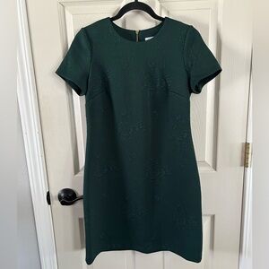 Calvin Klein Green Floral Short Sleeve Mini Dress Size 4